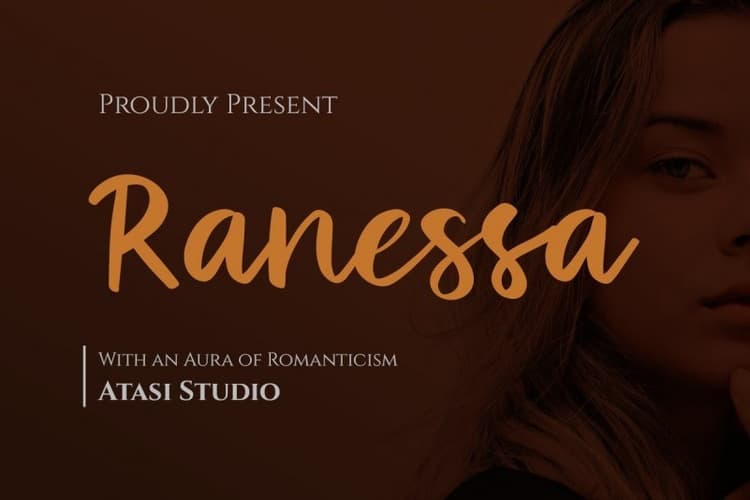 Ranessa Modern Script Font