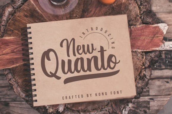 Quanto Modern Script Font