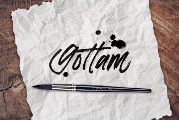 Gottam Hand Drawn Script Font