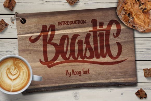 Beastic Script Font