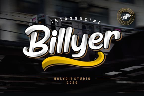 Billyer Dispaly Font