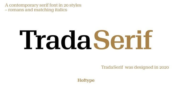 Trada Serif Font