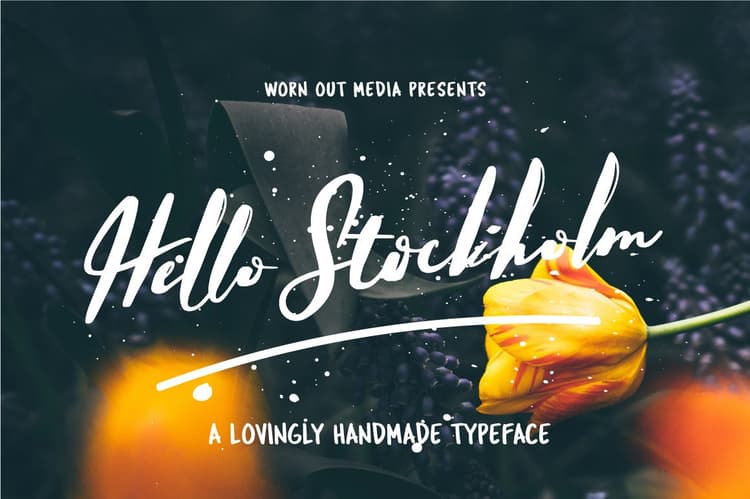 Hello Stockholm Font Free