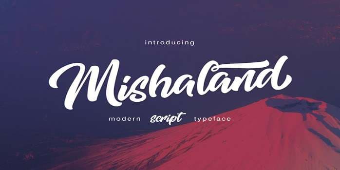 Mishaland Font