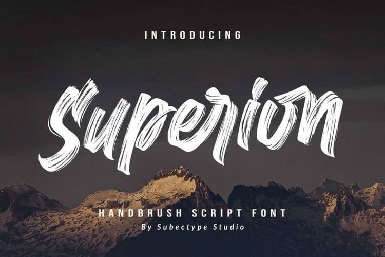 Superion Brush Script Font