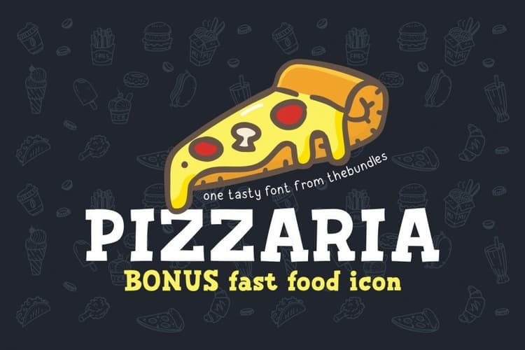 PIZZARIA Slab Serif Font