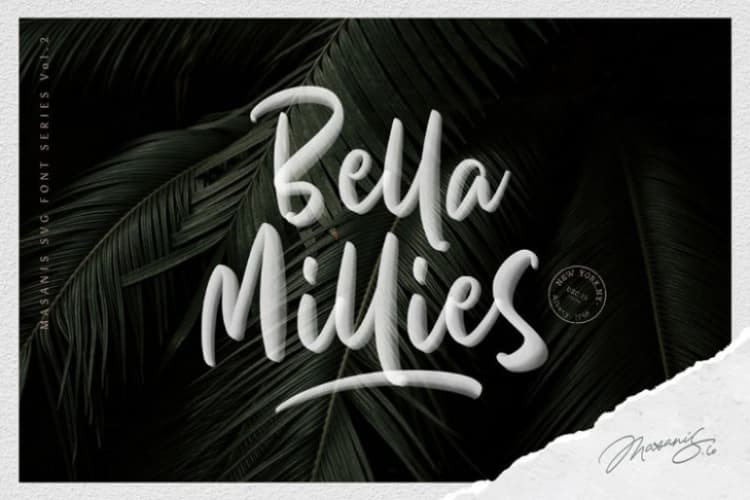 Bella Millies Script Font