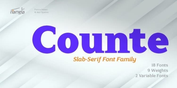 Counte Slab Serif Font