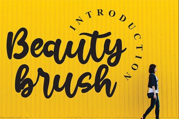 Beauty Brush Script Font