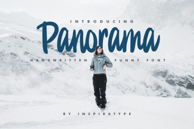 Panorama Bold Handwritten Font
