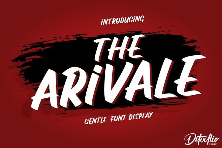 The Arivale Bold Script Font