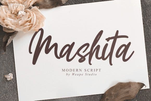 Mashita Script Font