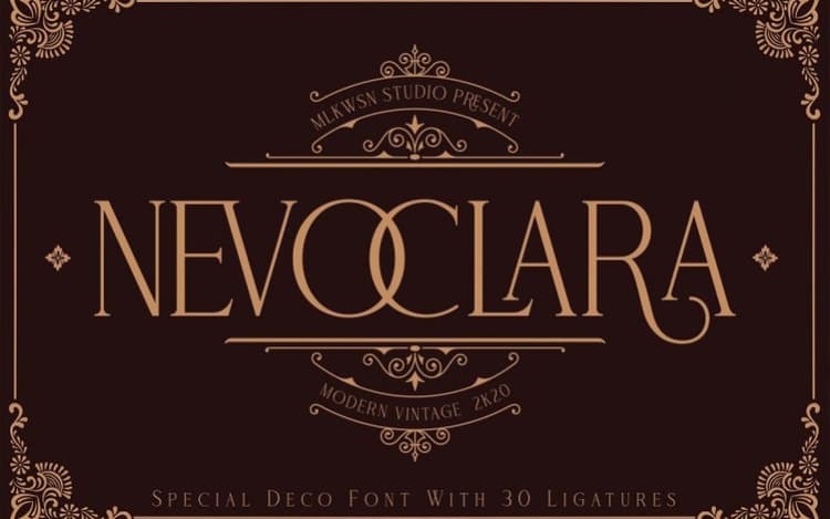 Nevoclara Serif Vintage Font