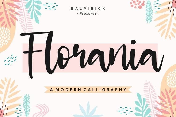 Florania Modern Calligraphy Font