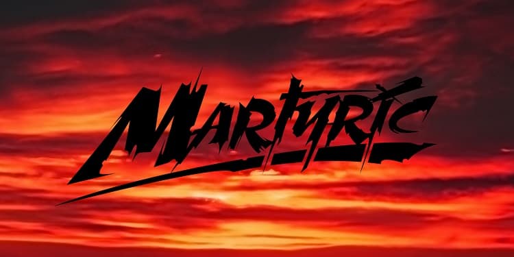 Martyric Brush Horror Font