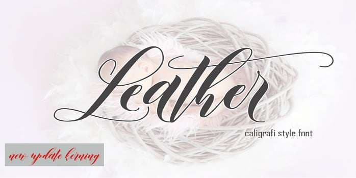 Leather Font