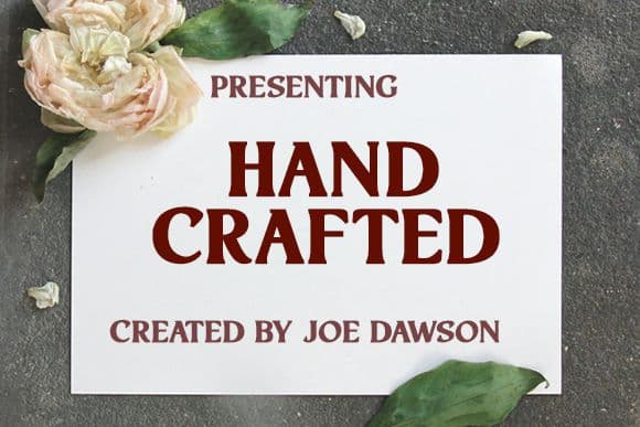 Hand Crafted Serif Font