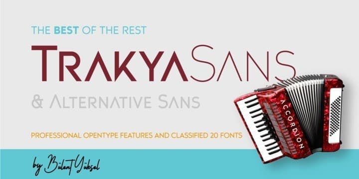 Trakya Sans Serif Font