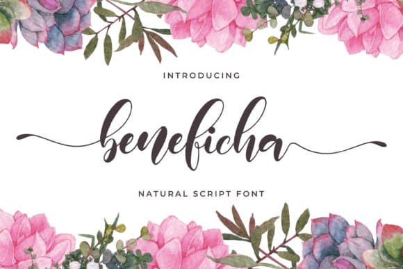 Beneficha Calligraphy Script Font