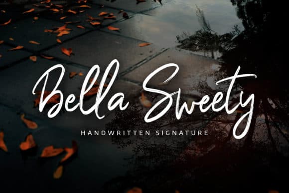Bella Sweety Pen Brush Font