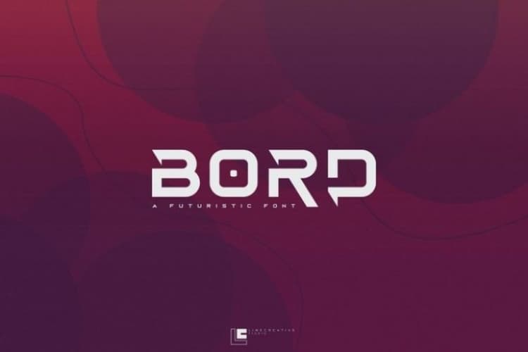 Bord Display Font