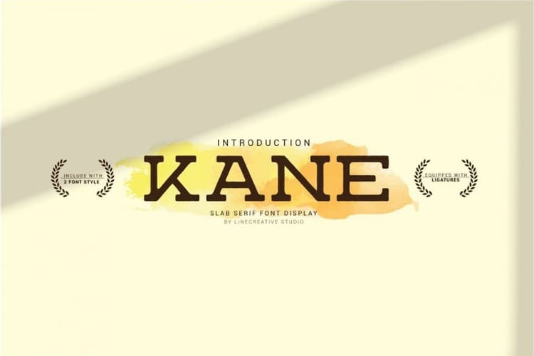Kane Slab Serif Font