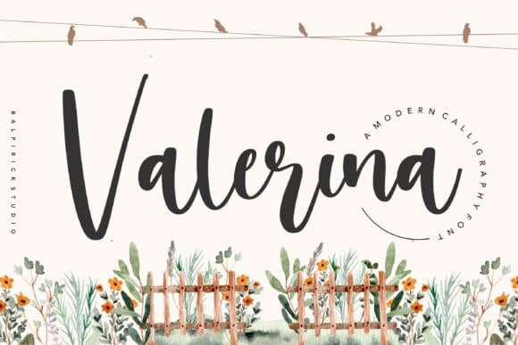 Valerina Calligraphy Font