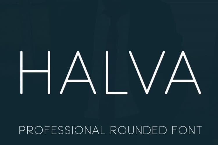 Halva Sans Serif Font