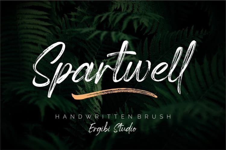 Spartwell Handwritten Brush Font