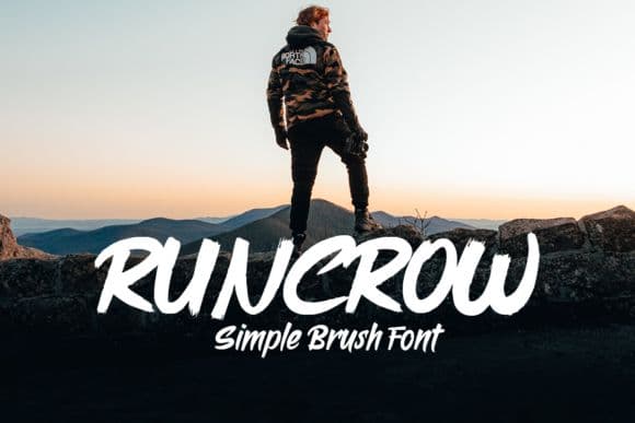Runcrow Brush Font