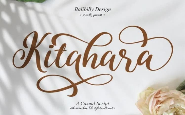 Kitahara Calligraphy Font