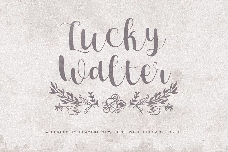 Lucky Walter Handwritten Font