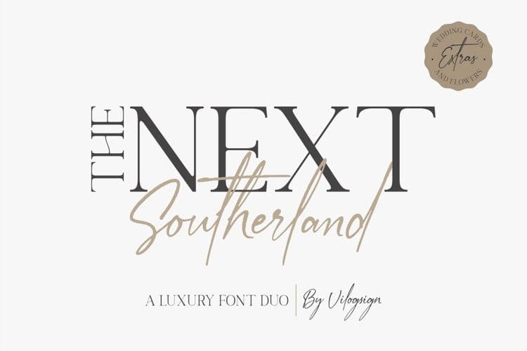 The Next Southerland Font Duo