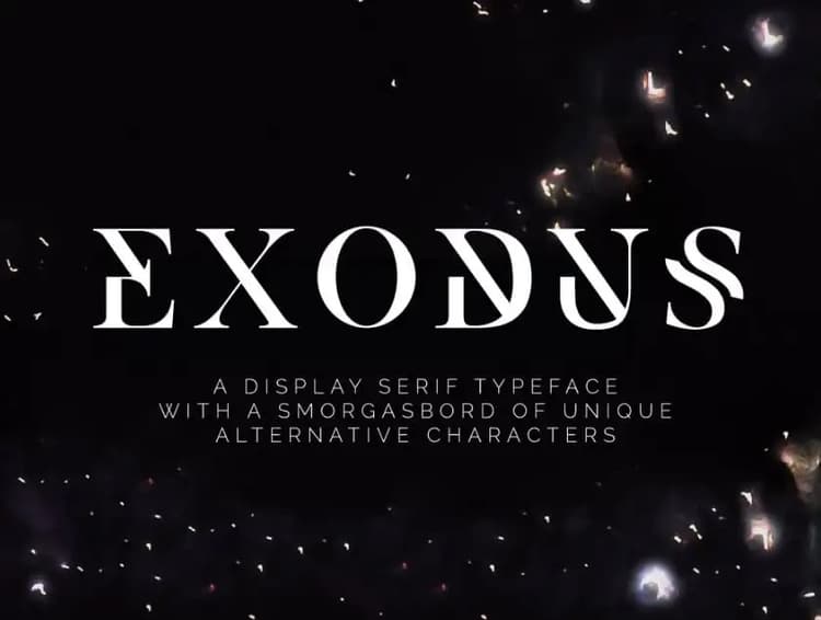 Exodus Font Free