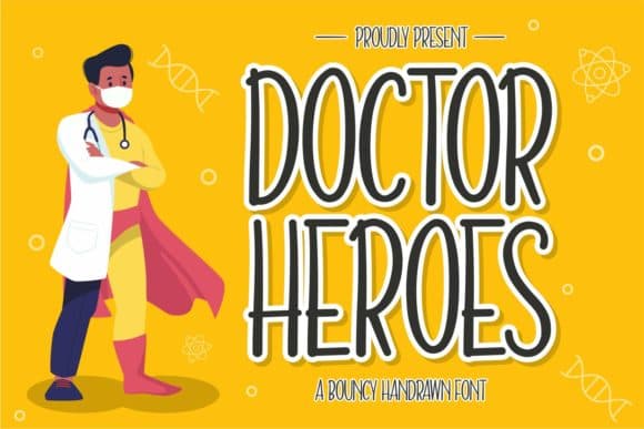 Doctor Heroes Cartoon Font