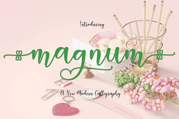Magnum Modern Calligraphy Font