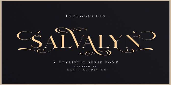 Salvalyn Font