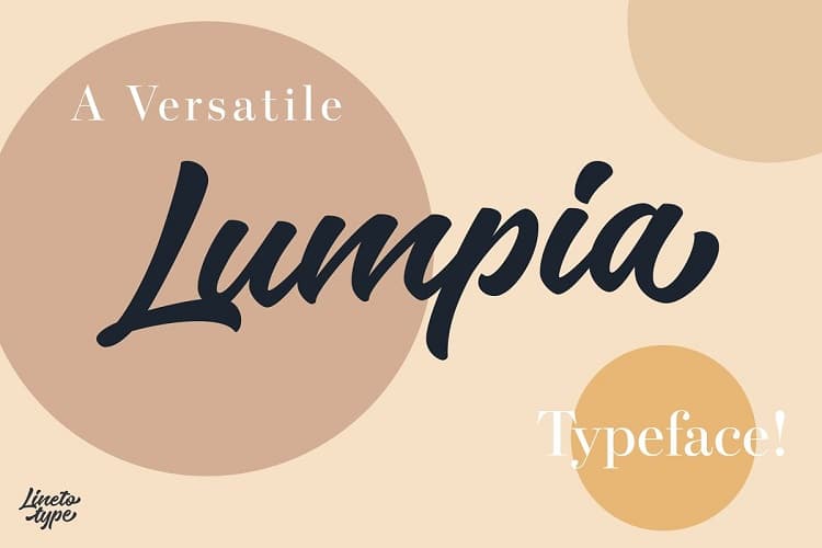 Lumpia Brush Script Font