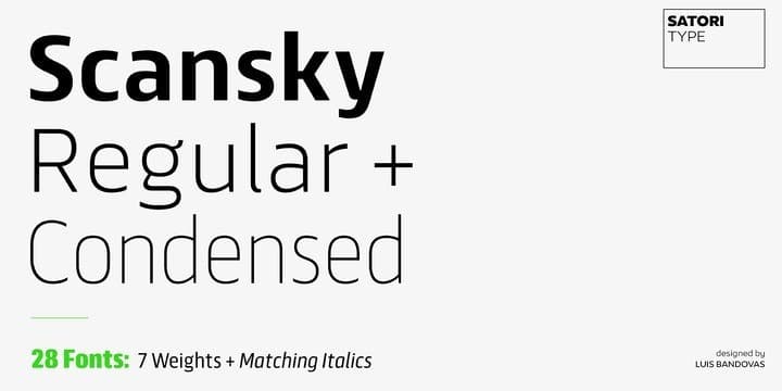 Scansky Sans Serif Font