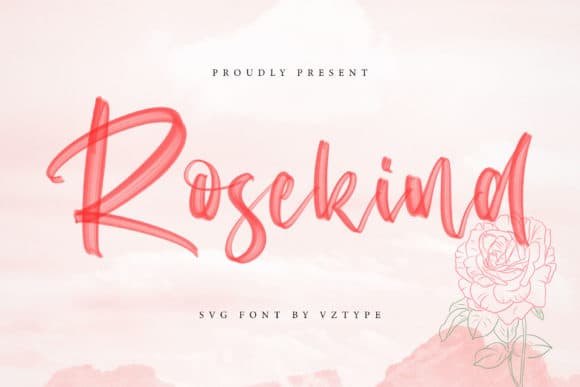Rosekind Brush Script Font