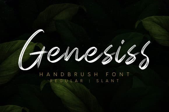 Genesiss Brush Font