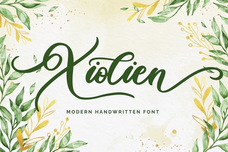 Xiolien Handwritten Font