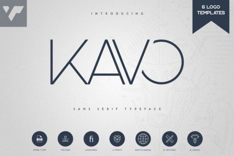 Kavo Sans Serif Typeface