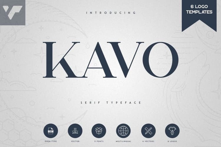 Kavo Modern Serif Typeface