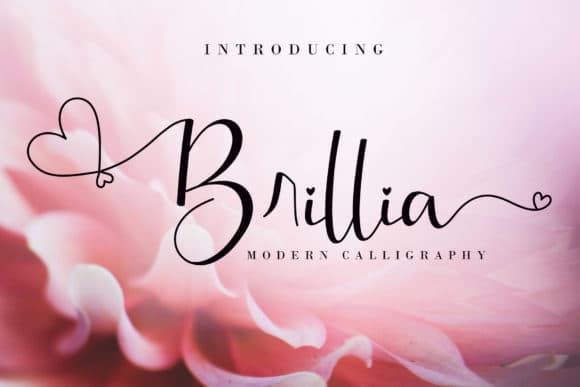 Brillia Modern Calligraphy Font