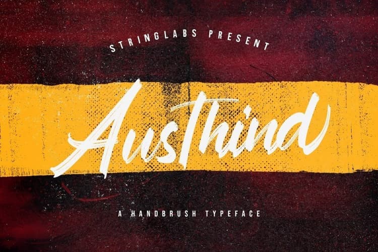 Austhind Brush Font