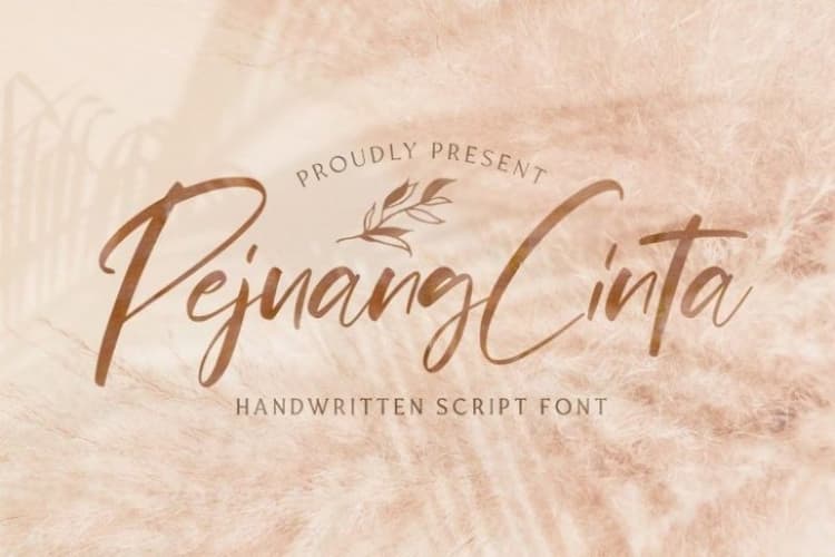 Pejuang Cinta Handwritten Font