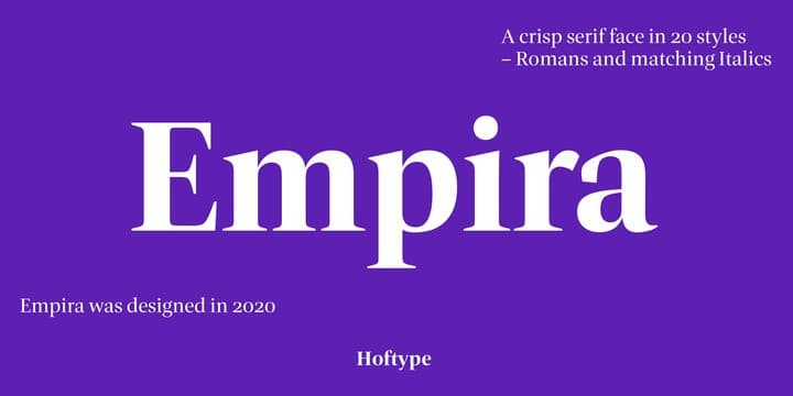Empira Serif Font