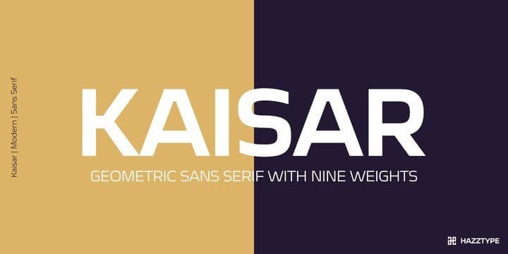 Kaisar Sans Serif Font