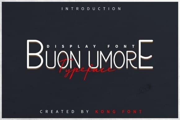 Buon Umore Sans Font Family